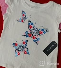 img 2 attached to 👚 Детская одежда Nautica Girls с графическим рукавом для девочек