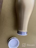 img 1 attached to Double-Walled Stainless Steel Thermal Bottle For Hot And Cold Drinks - Lurch Germany (Gold Metallic 16 Oz. 0.5L) review by Sara Cassidy