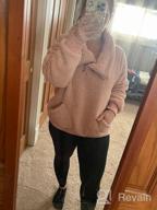 img 1 attached to Women'S Half Zip Sherpa Pullover Fleece Sweatshirt With Pockets review by Art Porras