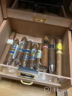 картинка 1 прикреплена к отзыву Cigar Aficionados Rejoice: Woodronic'S Digital Humidor Cabinet For 100-150 Cigars, Spanish Cedar Lining, And 2 Crystal Gel Humidifiers In A Glossy Ebony Finish - Perfect Gift For Fathers! от Nick Ward