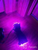img 1 attached to 33Ft Orange Purple Halloween Lights With Timer And 8 Modes - 100 LED Battery String Lights For Indoor And Outdoor Decoration Of Halloween Bedroom And Patio - BrizLabs Mini Lights String review by Brian Finley