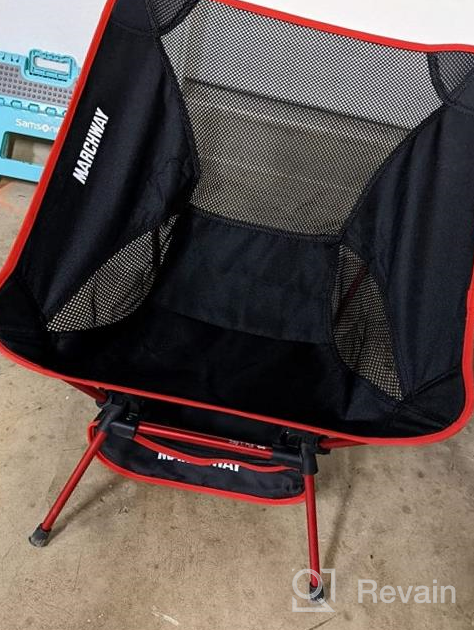 img 1 attached to Ultralight Folding Camping Chair By MARCHWAY - Heavy Duty Portable Compact For Outdoor Adventures! review by Ryan Vaughn