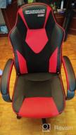 img 1 attached to Gaming chair Chairman GAME 17, upholstery: imitation leather/textile, color: black/red review by Franciszka Baran ᠌