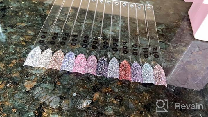 img 1 attached to Sparkling 12Pc Set Of MIZHSE Reflective Jelly Glitter Gel Nail Polish, Perfect For Flashy Disco Events And Home Manicures, Translucent Soak-Off Formula For Compatibility With UV And LED Lamps - 7Ml review by Victor Pinckney