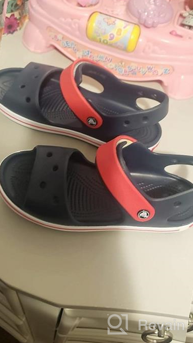 img 1 attached to 👟 Crocs Crocband Sandal Toddler Little Boys' Shoes: Stylish Clogs & Mules for Comfort and Play review by Henry Hunter