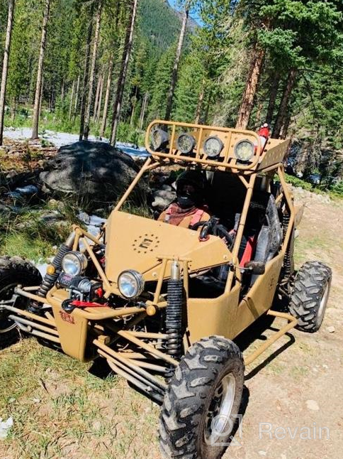 img 1 attached to MASSFX Grinder Series ATV Dual Compound Tread Mud Sand Snow And Rock Tires (Single 25X10-12) review by Larry Breeze