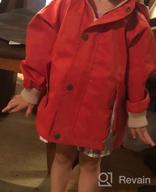 img 1 attached to BINIDUCKLING Girl Jacket: Stylish Hooded Windbreaker with Waterproof Zip Up-Button Outwear for Kids - Rain Coat review by Giovanni Glenn