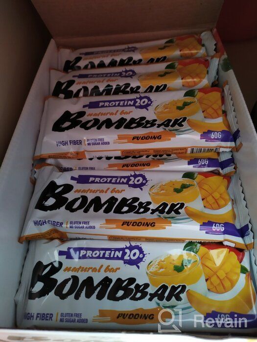 img 2 attached to Protein bar Bombbar without sugar, Tiramisu, 60g x 12 pcs. review by Edyta Kot ᠌