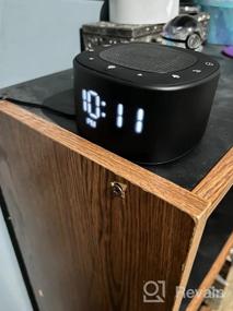 img 5 attached to Звуковая машина HOUSBAY с будильником - 2 в 1, 18 успокаивающих звуков, цифровые часы с диммером, 7-цветный ночной свет с опциями включения / выключения, таймер сна, машина белого шума для сна