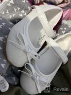img 1 attached to ESTINE Toddler Princess Ballet White Girls' Shoes: Graceful and Stylish Footwear for Little Ballerinas review by Josh Graham