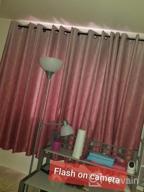 img 1 attached to DWCN Grey Ombre Floral Print Living Room Curtains - Thermal Insulated, Energy Saving Window Panels Grommet Top Set Of 2 (52X96 Inches) review by Victoria Bryant