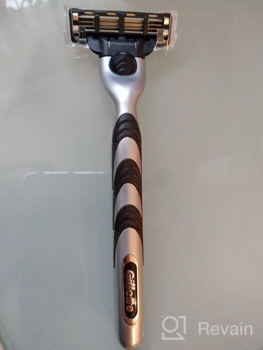 img 3 attached to Gillette Mach3 Reusable Shaving Razor UEFA Champions League Grey/Black review by Cheong Yon ᠌