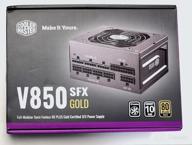 img 2 attached to Cooler Master V850 SFX Gold Full Modular, 850W Power Supply, 80 Plus Gold Efficiency, ATX Bracket Included, Quiet FDB Fan, SFX Form Factor, 10-Year Warranty review by Chong Fred ᠌