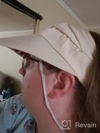 img 1 attached to HINDAWI Sun Hats For Women Wide Brim UV Protection Summer Beach Packable Visor review by Patrick Gibb