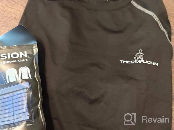 img 1 attached to Thermajohn Compression T-Shirt for Athletes 🏋️ - Highly Effective Baselayer for Optimal Performance review by Raymundo Miller