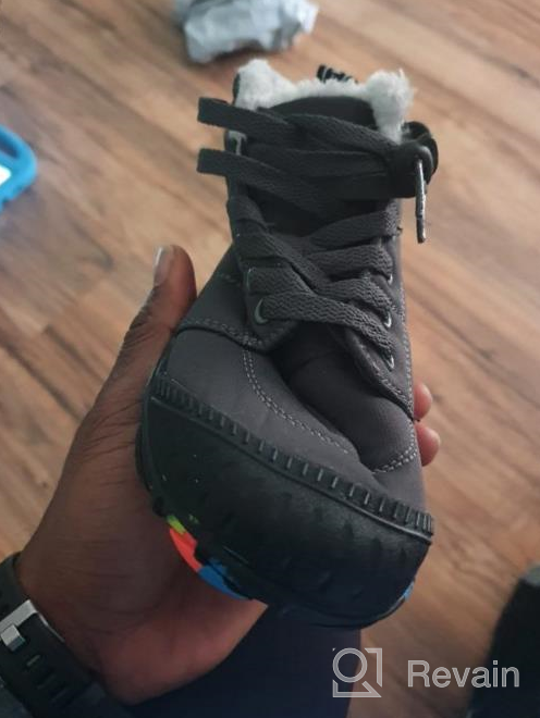 img 1 attached to SITAILE Waterproof Anti Slip Weather Little_Kid review by Abdirahman Mensah