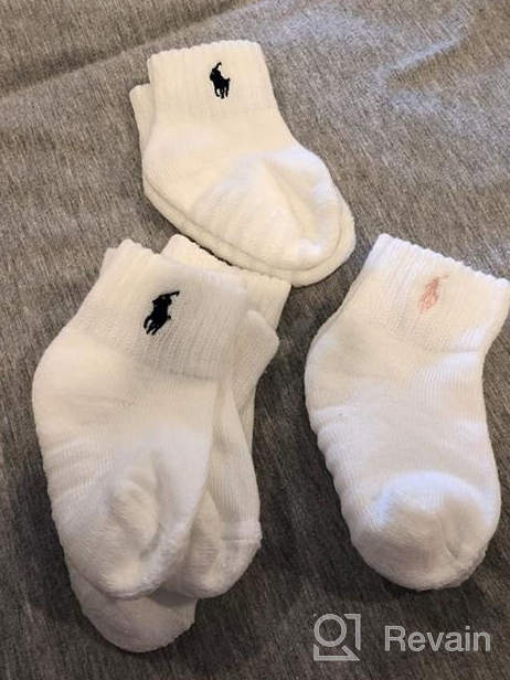 img 1 attached to Polo Ralph Lauren Baby Boy's 6-Pack Quarter Length Sport Socks with Grippers for Infants review by Faten Teller