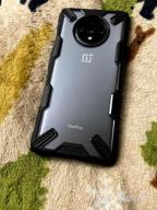 img 1 attached to Ringke Fusion X Case For OnePlus 7T (2019) - Camo Black, Sleek Design For Ultimate Protection review by Jim Linquist