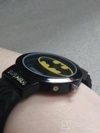 img 1 attached to BAT5041 Batman Watch for 🦇 Kids with Durable Black Rubber Band review by Steven Chiumento