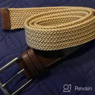 img 1 attached to Dockers Mens Laced Braid Metal Men's Accessories in Belts review by Matt Pavelko
