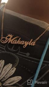 img 7 attached to Customized Rose Gold Name Necklace with Crown: Perfect Personalized Gift for Women and Girls