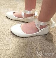 img 1 attached to Adorable Ballet Shoes with Ribbon for Little Girls review by Stephanie Anderson