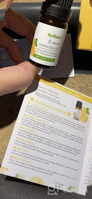 img 1 attached to Benatu Citrus Essential Oils Gift Set For Aromatherapy, Skin Care, And Diffusing – Lemon, Bergamot, And Mandarin Scents - Perfect For Men And Women review by Alfred Friedrich
