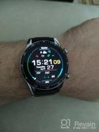 img 1 attached to HUAWEI Watch GT 2 (42mm) - AMOLED Display, 1 🕰️ Week Battery, GPS, Heart Rate Monitor, Night Black (International Model, No Warranty) review by Kittisak Jeangpong ᠌