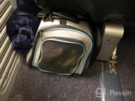img 1 attached to Expandable Airline Approved Pet Carrier Bag For Cats And Small Dogs With Fleece Pad By Siivton review by David Hayden