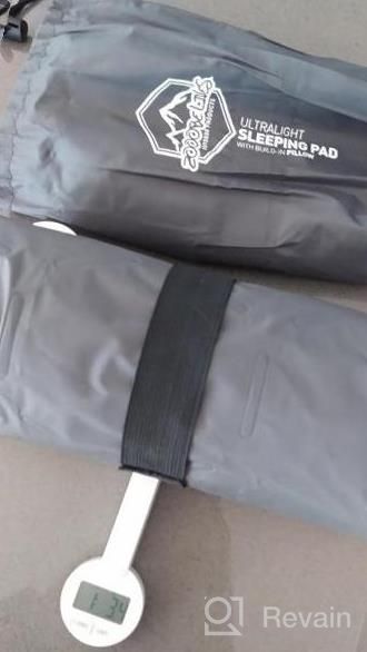 img 1 attached to Compact And Portable Inflatable Camping Mattress With Built-In Pillow - ZOOOBELIVES Ultralight Sleeping Pad For Backpacking, Traveling, And Hiking review by Carl Durant