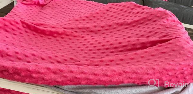 img 1 attached to Super-Soft Kids Weighted Blanket 15 Pounds with Washable Minky Cover 🛌 - Ultimate Comfort for Boys and Girls - 48x72 Inches 15lbs Heavy Blanket review by Eric Amiradaki