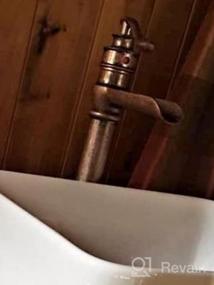 img 7 attached to Lordear 24X14 "черный прямоугольный умывальник для ванной комнаты - современный над прилавком фарфоровая керамическая художественная раковина для туалетного столика