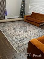 img 1 attached to Loloi II Hathaway Collection HTH-02 Denim/Multi Traditional Rug - 7'-6" X 9'-6 review by Wendy Hernandez
