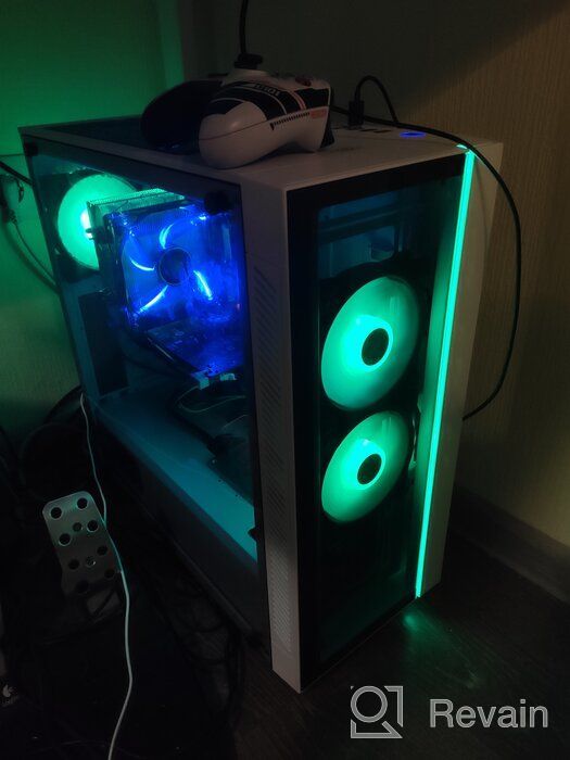 img 1 attached to 🌙 Pccooler Moonlight Series PC-3M120 RGB LED Computer Case Fan - PWM PC Cooling Fan for PC Cases and CPU Coolers - Dual Light Loop Quiet Fan with Multiple Light Modes, Including Controller review by Avut Aunpang ᠌