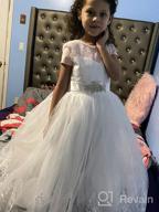 img 1 attached to Girls' Clothing: Flower Dress Wedding Pageant Gowns for Dresses review by Anna Lee