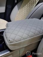 img 1 attached to KMMOTORS Sorento (2021-2023) Console Cover, Armrest Cushion, Black - Essential Accessories For Your Sorento! review by Michael Cleveland