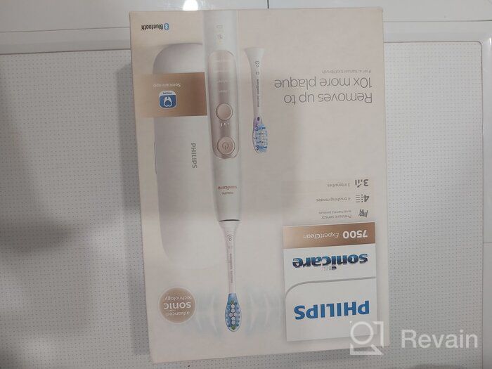 img 1 attached to Black Philips Sonicare HX9690/05 ExpertClean 7500 Bluetooth Rechargeable Electric Power Toothbrush review by Truong Anh Quan ᠌