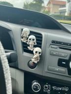 img 1 attached to Funky Fathers Day Skull Gifts For The Cool Dad, Unique Hippie Car Accessories For All, Gothic Car Decor For A Trendy Ride, Cool Car Air Fresheners And Vent Clips For A Refreshing Drive review by Mauricio Woodard