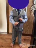 img 1 attached to Nautica Boys' 4-Piece Vest Set: 👕 Dress Shirt, Bow Tie, Vest, and Pants review by Nate Ducey