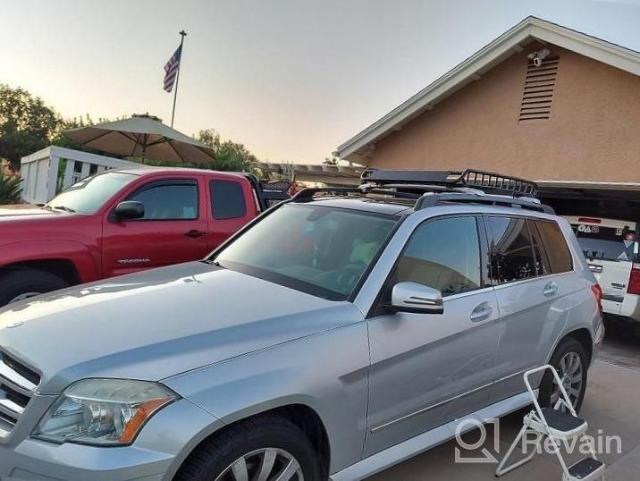 img 1 attached to Mercedes Benz GLK X204 GLK350 2009-2015 Roof Rack Cross Bars Luggage Carrier Racks review by Kenny Kowalewski