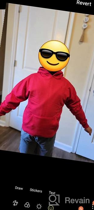 img 1 attached to Hanes Smart Fleece Pullover X Large Boys' Clothing: Comfort and Style Combined! review by David Citizen