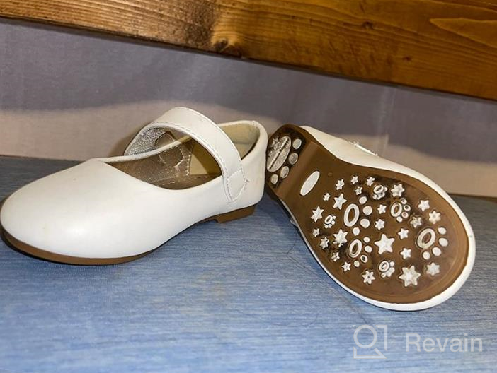 img 1 attached to PANDANINJIA School Uniform Ballerina Toddler Girls' Shoes review by Monica Harris