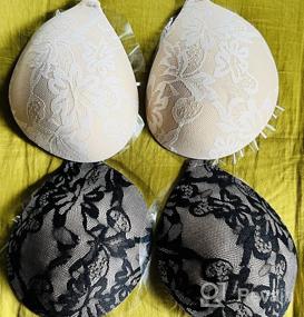 img 5 attached to Reusable Strapless Adhesive Bra With Lace - Push Up Lift And Invisible, 2 Pairs For Women