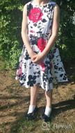 img 1 attached to Vintage Serenity 50's Dress for Girls - BlackButterfly Kids' Audrey review by Judy Spillman