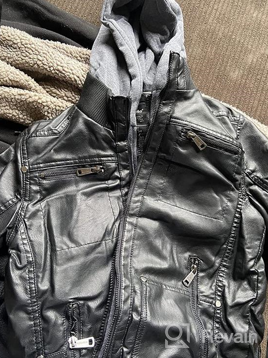 img 1 attached to 🧥 Stylish Bomber Jackets & Coats for Boys: Wantdo's Removable Leather Flight Clothing review by Sam Carter