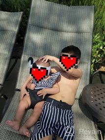 img 7 attached to 🩳 RuggedButts Gingham Swim Trunks for Baby and Toddler Boys' Clothing