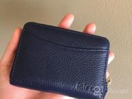 img 1 attached to 👛 ISIRO Leather Wallet with RFID Blocking & Convenient Keychain review by Jared Peck