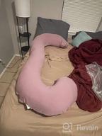 img 1 attached to C Shaped Pregnancy Body Pillow With Jersey Cover For Moms-To-Be review by Leonard Babers