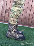 img 1 attached to Stay Comfortable And Dry With R RUNFUN Men'S Waterproof Hunting Boots review by Marc Sortijas