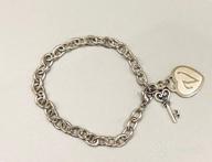 картинка 1 прикреплена к отзыву 💎 Изысканный браслет-брелок с сердцем и бриллиантовой буквой в золоте 24K на морской цепочке - идеальные ювелирные подарки для женщин и девочек от Christy Rodriguez